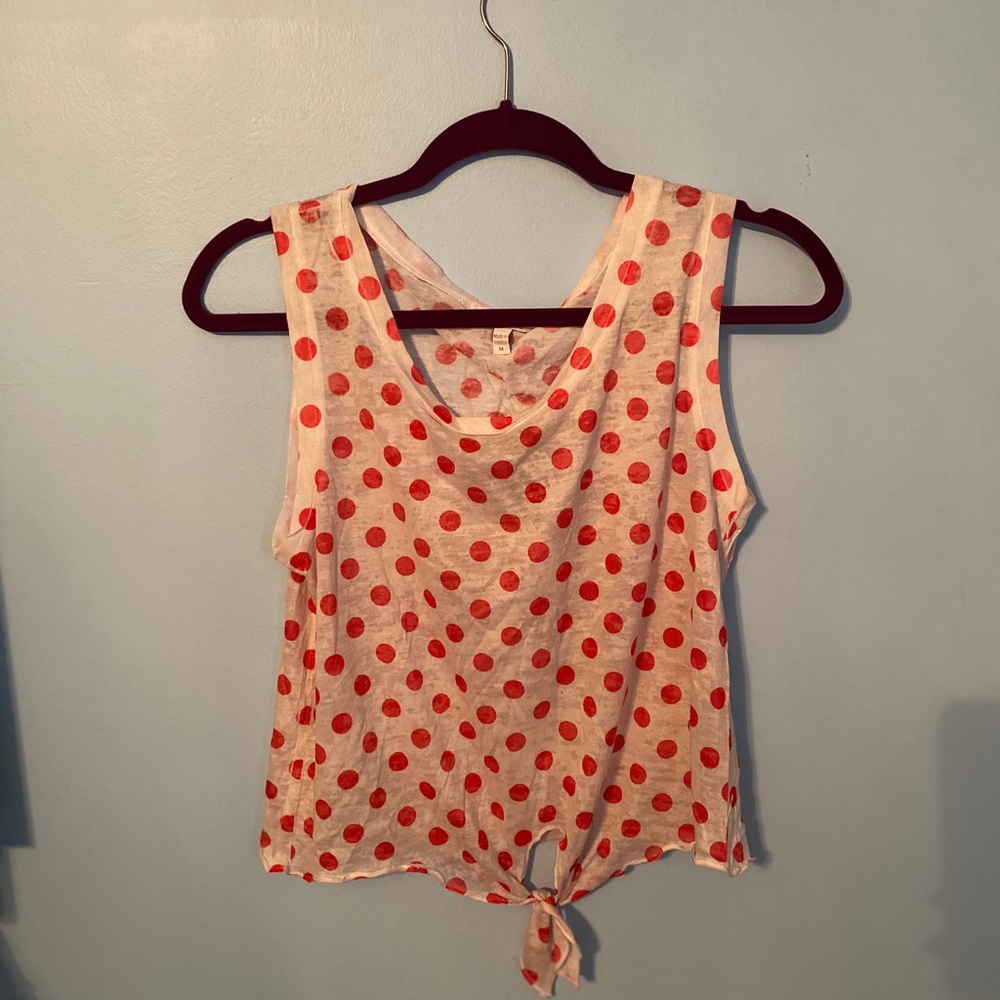 Polka dot tank